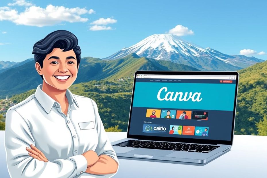 tutorial paso a paso para usar Canva desde Chile gratis